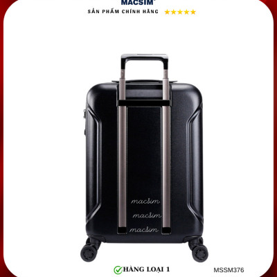 Vali cao cấp Macsim Smooire MSSM376 cỡ 24 inch màu đen - Hàng loại 1