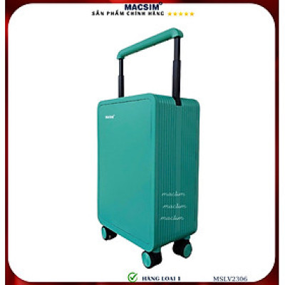 Vali cao cấp Macsim SMLV2306 cỡ 20 inch màu xanh (green)- Hàng loại 1