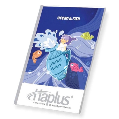 Combo 5 Tập Kẻ Ngang 80 Trang 70gsm Cosmo - Haplus 6423 (Mẫu Màu Giao Ngẫu Nhiên)