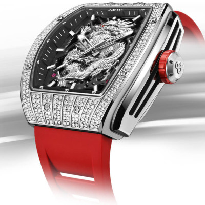 Đồng Hồ Nam I&W Carnival 787G2 Chính Hãng Full Box Chống Nước Kính Chống Xước Dây Silicone BH 5 Năm (Máy Cơ Tự Động)