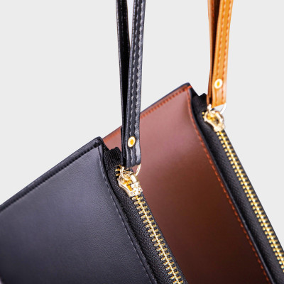 Ví cầm tay thời trang, da tổng hợp cao cấp YUUMY YV36