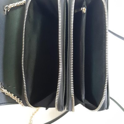 Túi xách nhỏ 2 ngăn khóa kéo CL-047BLK