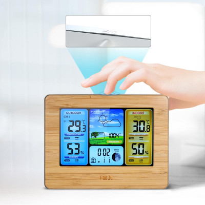 Đồng hồ đa chức năng, có báo thức, nhiệt kế