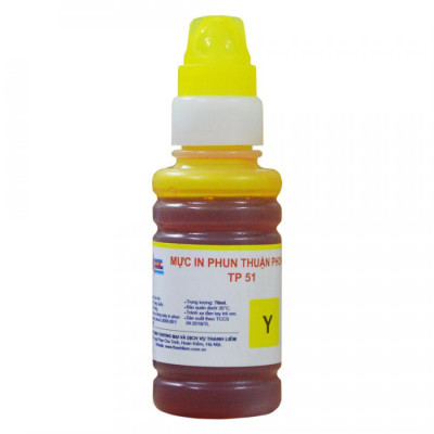 Bộ 6 màu Mực in phun Thuận Phong TP51 dùng cho máy in phun Epson L800 / L801 / L805 / L810 / L850 / L1800 - Hàng Chính Hãng