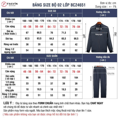 Bộ Quần Áo Thể Thao Nam Fasvin BC24651.HN Chất Vải Gió Chun 02 Lớp Lót Vải Thun Mềm Mại