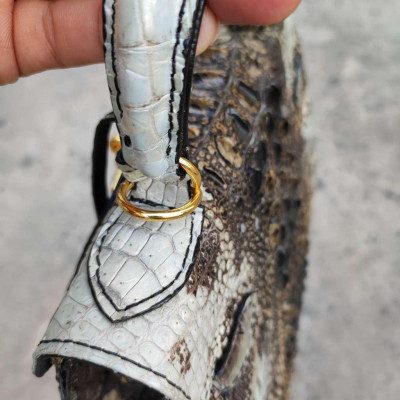 Túi xách nữ Da cá sấu nguyên thủy mộc mạc!