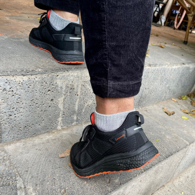 Giày Thể Thao Nam Limenco L6060 Màu Đen, Đế Phylon Êm Nhẹ, Đi Chơi, Thể Thao