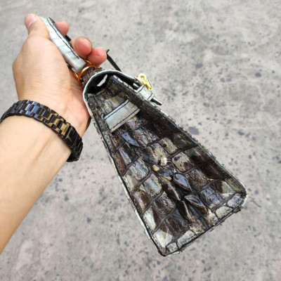 Túi xách nữ Da cá sấu nguyên thủy mộc mạc!