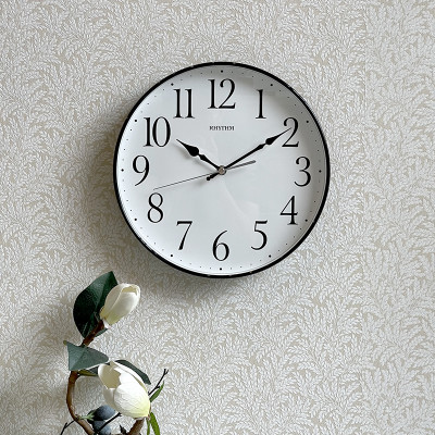 Đồng hồ Rhythm CMG620NR02- Kt 30.5 x 4.0cm, 690g, Vỏ nhựa. Dùng Pin.