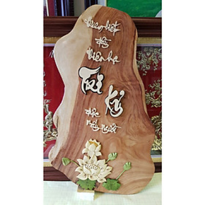 TRANH GỖ NGHỆ THUẬT CHỮ THƯ PHÁP.