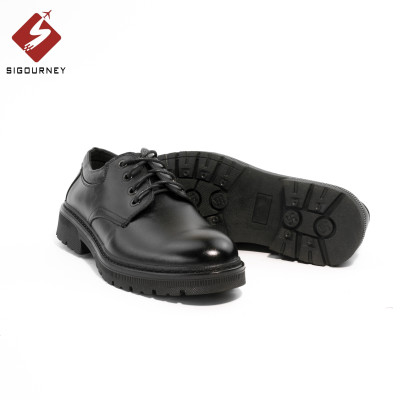 Giày Doctor Da Bò Full Đen SIGOURNEY Trẻ Trung Nam Tính SDR-03 Bảo Hành 18 Tháng