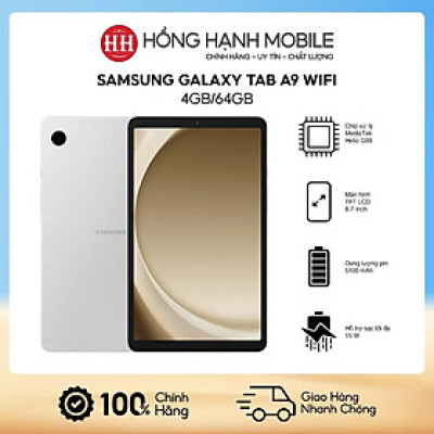 Máy Tính Bảng Samsung Galaxy Tab A9 Wifi 4GB/64GB - Hàng Chính Hãng