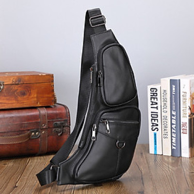 Túi đeo chéo nam DA THẬT cao cấp phong cách mới – BEE GEE DCN9404