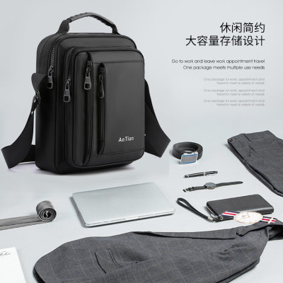 Túi đeo chéo nam DA BÒ THẬT phong cách mới  - BEE GEE DCN9304