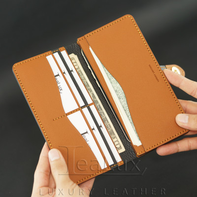 VÍ Dài Đựng Điện Thoại Handmade Cao Cấp Lealux Phone Wallet