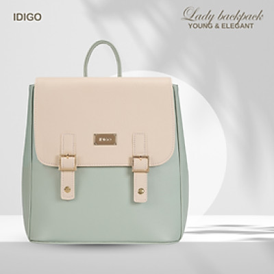 Balo nữ công sở nhỏ gọn, balo da nữ phối màu FBP2 - 4327