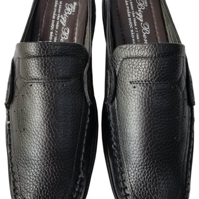 Dép Bít Mũi Nam Da Bò BIGGBEN Cao Cấp SB92