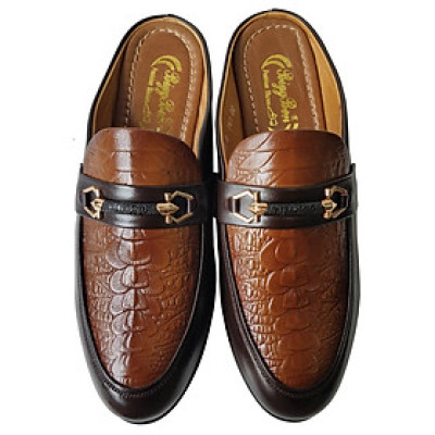 Dép Bít Đầu Nam BIGGBEN Da Bò Thật Cao Cấp SB124