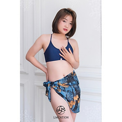 Khăn quấn đi biển đa năng LMcation Vera - Rừng xanh