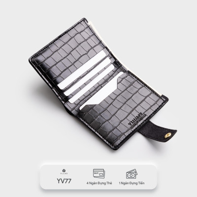 Ví Yuumy ( Thời trang nữ dáng cầm tay nhỏ gọn - Ví da Verein YV77 )
