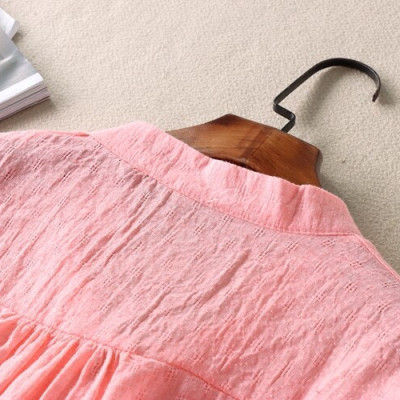 Áo đũi nữ Haint Boutique, Áo sơ mi nữ cổ V xinh phong cách vintage Sm99