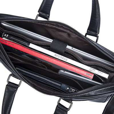 Cặp công sở nam cao cấp da bò BHM7612 Túi xách công sở nam