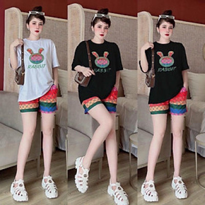 Đồ bộ sort nữ măc ở nhà đi chơi siêu xinh có bigsize mẫu mới giá rẻ đẹp