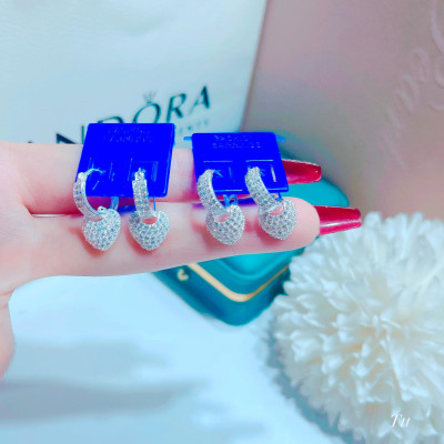 Bông tai bạc thời trang chất liệu bằng bạc MS070a