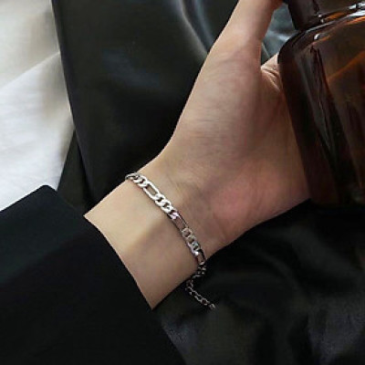 Lắc tay vòng đeo tay nam nữ chuỗi titan 31 basic