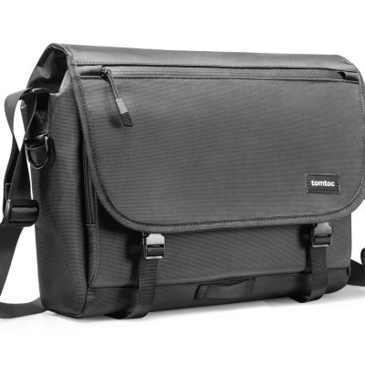 Túi Đeo Vai For Ultrabook 13″-13.5″ TOMTOC (USA) Cross Body Messenger Multi-Function Waterproof A47-C01D (Đen) - Hàng Chính Hãng