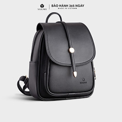 Balo Yuumy ( Thời trang nữ cỡ trung nắp gập - Balo da Seasand YBA48 )