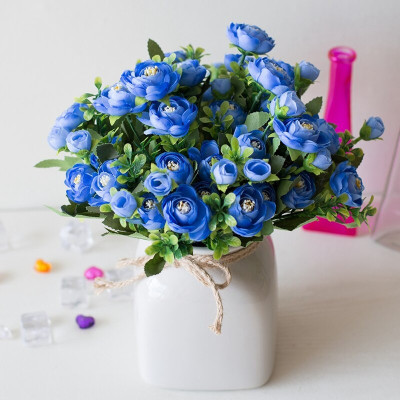 Hoa hồng tỉ muội giả - Bình hoa hồng tỉ muội cắm sẵn - Cây giả, hoa lụa trang trí nhà cửa