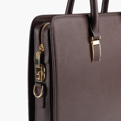 Túi xách nam công sở khóa số Gence da Mill CTS13