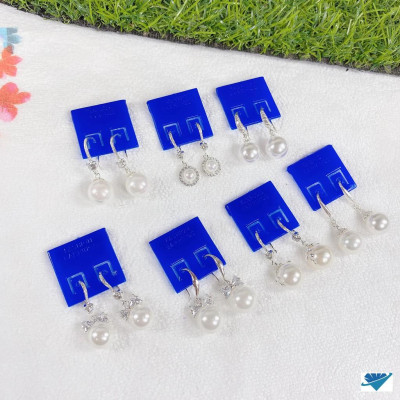 Bông tai bạc nụ sao thời trang chất liệu bằng bạc MS057s