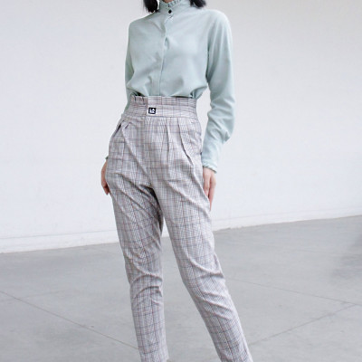 LAAS Somi bèo cổ xanh lá thanh lịch