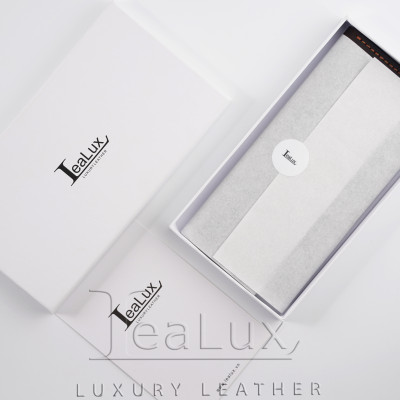 Ví Dài Mini Da Sáp Handmade Lealux Mini Long Wallet