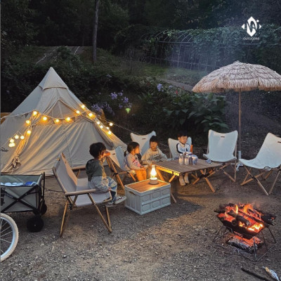 Ghế đôi dã ngoại vân gỗ NatureHike NH20JJ002