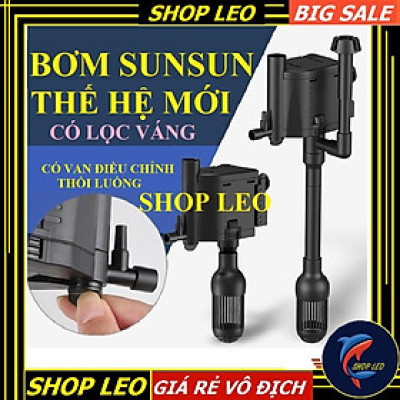 Bơm bể cá SUNSUN đa năng (Bơm chìm bể cá có lọc váng, hút đáy, thổi luồng ,Tạo ôxy)  - lọc hồ cá cảnh