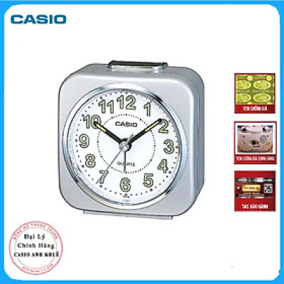 Đồng Hồ Để Bàn Casio TQ-143S-8DF Có Đèn - Báo Thức - Kích Thước ( 7.7×7.6×3.8 cm )