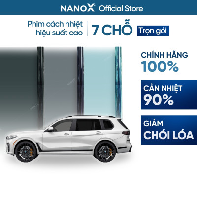 Phim cách nhiệt ô tô 7 chỗ siêu chống nóng dán kính trọn gói cả xe cao cấp NanoX