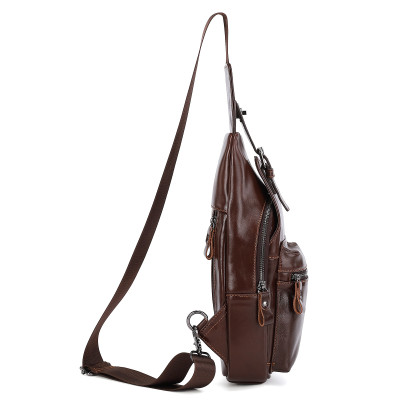 Túi đeo chéo nam DA BÒ THẬT – BEE GEE DCN9356