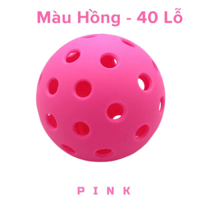 Bóng pickleball thi đấu tập luyện chuyên nghiệp ngoài trời 40 lỗ đủ màu chất lượng quốc tế - Chính hãng dododios, Banh Pickleball