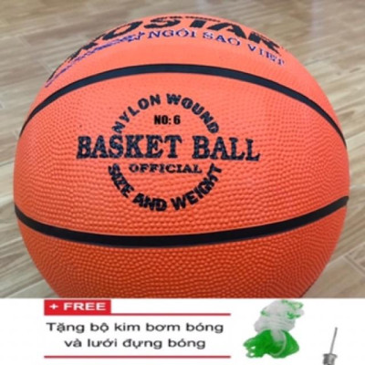 Combo khung bóng rổ 35cm kèm bóng rổ cỡ nhỏ (tặng kèm lưới và kim bơm)