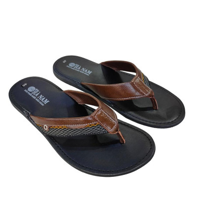 Dép Xỏ Ngón Nam Da Bò Thật TiTi ĐÔ Cao Cấp DNA2195d