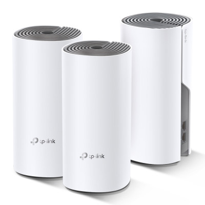Bộ Phát Wifi Mesh Băng Tần Kép TP-Link Deco E4 AC1200 MU-MIMO (3-pack) - Hàng Chính Hãng