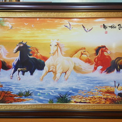 TRANH TREO PHONG THỦY -MÃ ĐÁO THÀNH CÔNG