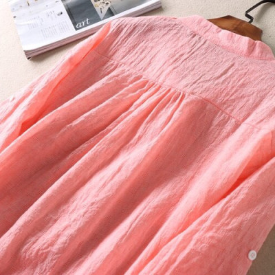 Áo đũi nữ Haint Boutique, Áo sơ mi nữ cổ V xinh phong cách vintage Sm99