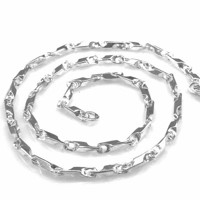 Dây Chuyền Nam Bạc Ta Kiểu Dây Đinh Bạc Hiểu Minh DBN055