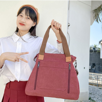 Túi xách túi đeo vai nữ vải canvas thời trang cao cấp phong cách mới