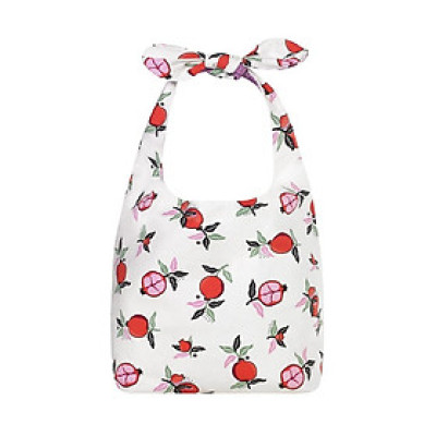 Cath Kidston - Túi đeo vai/Large Reversible Knotted Shopper - Pomegranate - Cream -1049107